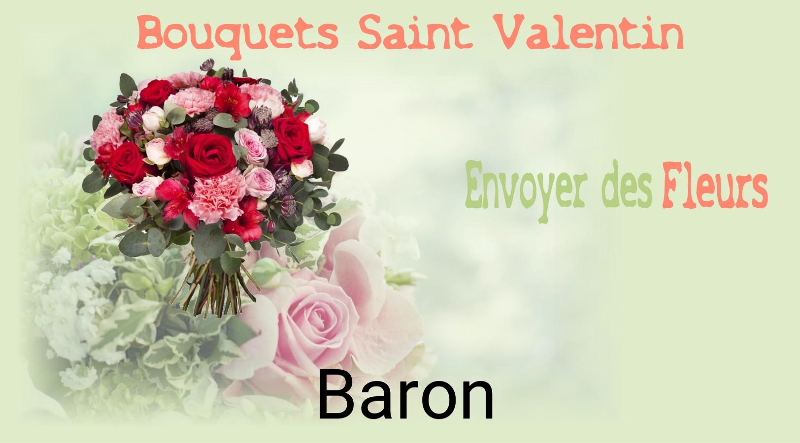 Roses de Saint-Valentin livrées à Baron